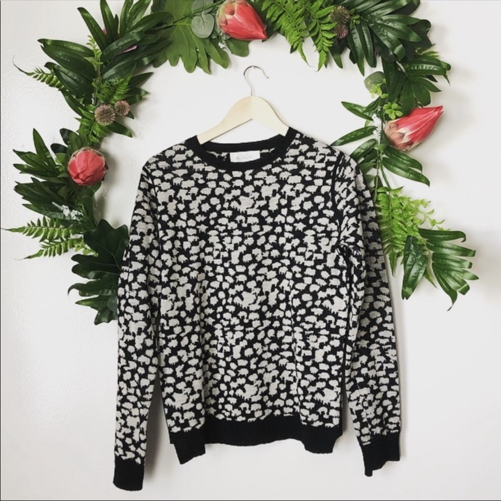 A.L.C. Animal print sweater